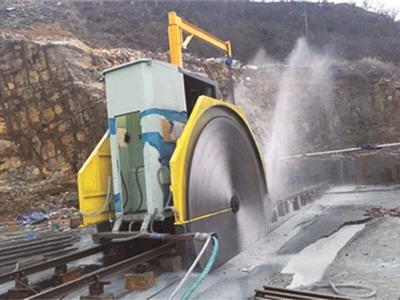 Granieten dubbelbladige mijnbouwmachine