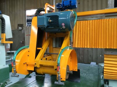 Dubbele hoofd stenen plaat profiel snijmachine voor graniet marmer gebruik
