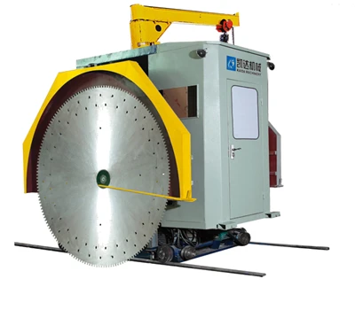 Snijmachine voor steengroeven met dubbel mes