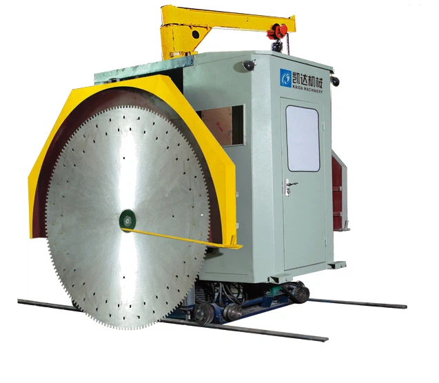 Steensnijmachine met dubbel blad